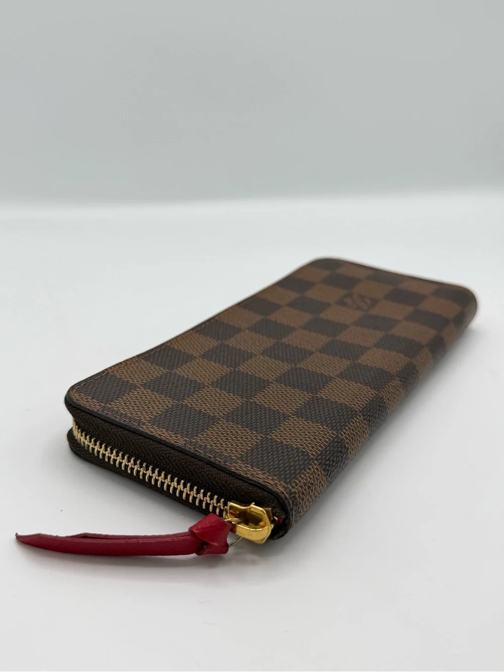 Louis Vuitton Clémence Wallet in Damier Ebene canvas